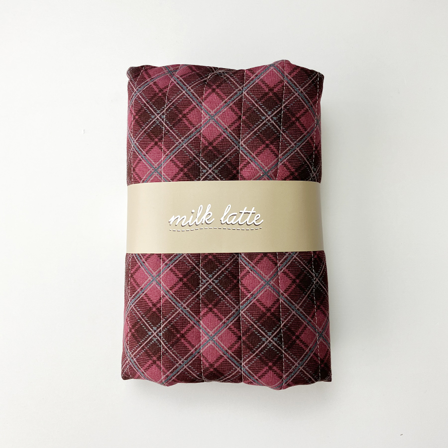 商品ページ｜シーチングキルト カットクロス チェック レッド milk